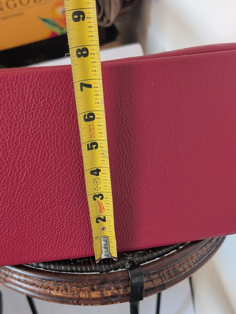 Mark & Graham Slouch Shoulder Bag Handbag - Red - Picture 9 of 16